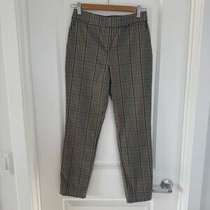 Chi Co Cropped Gingham Dress Pants